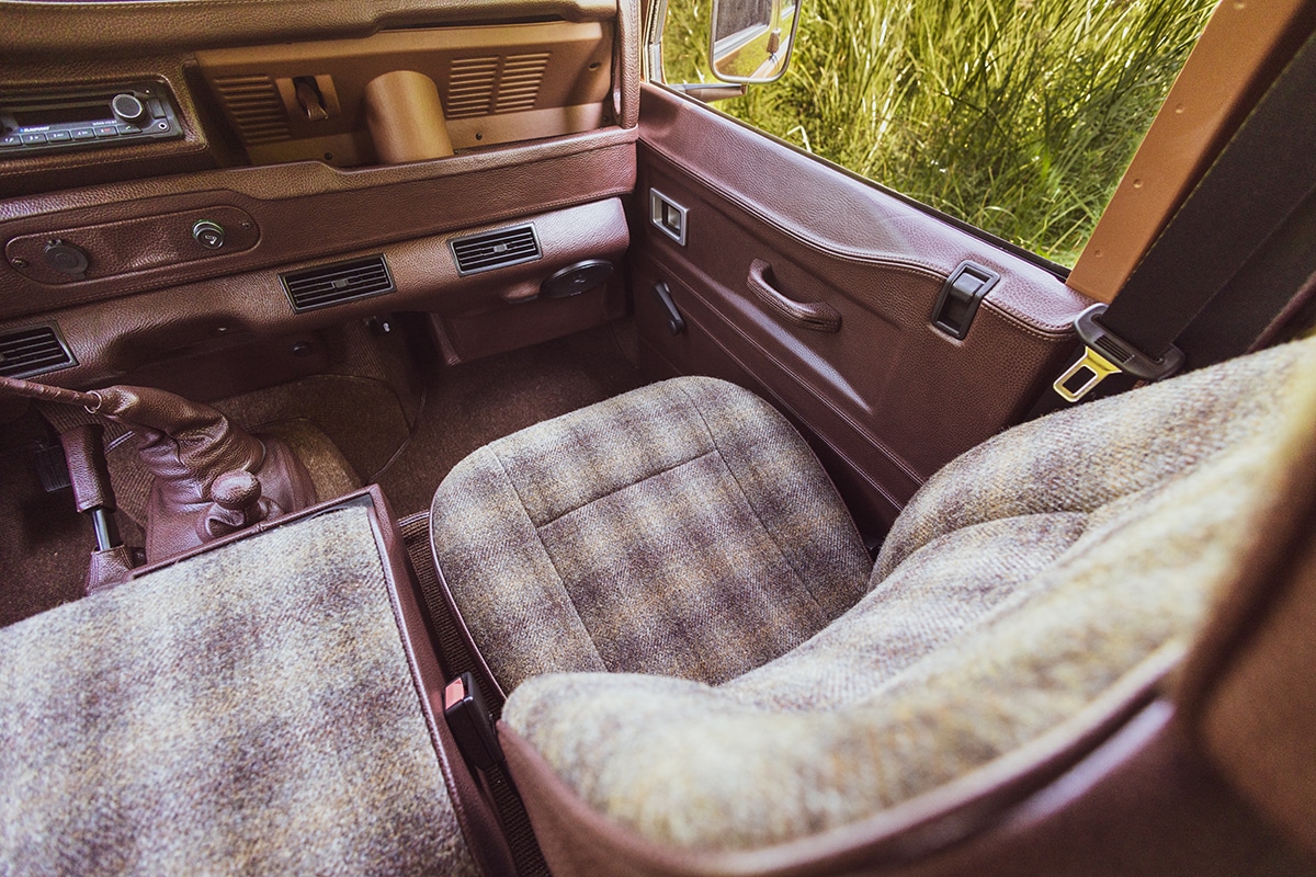 Land Rover Defender D110 Restoration Interior