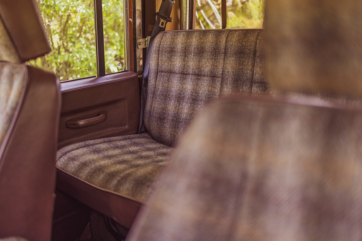 Land Rover Defender D110 Restoration Interior