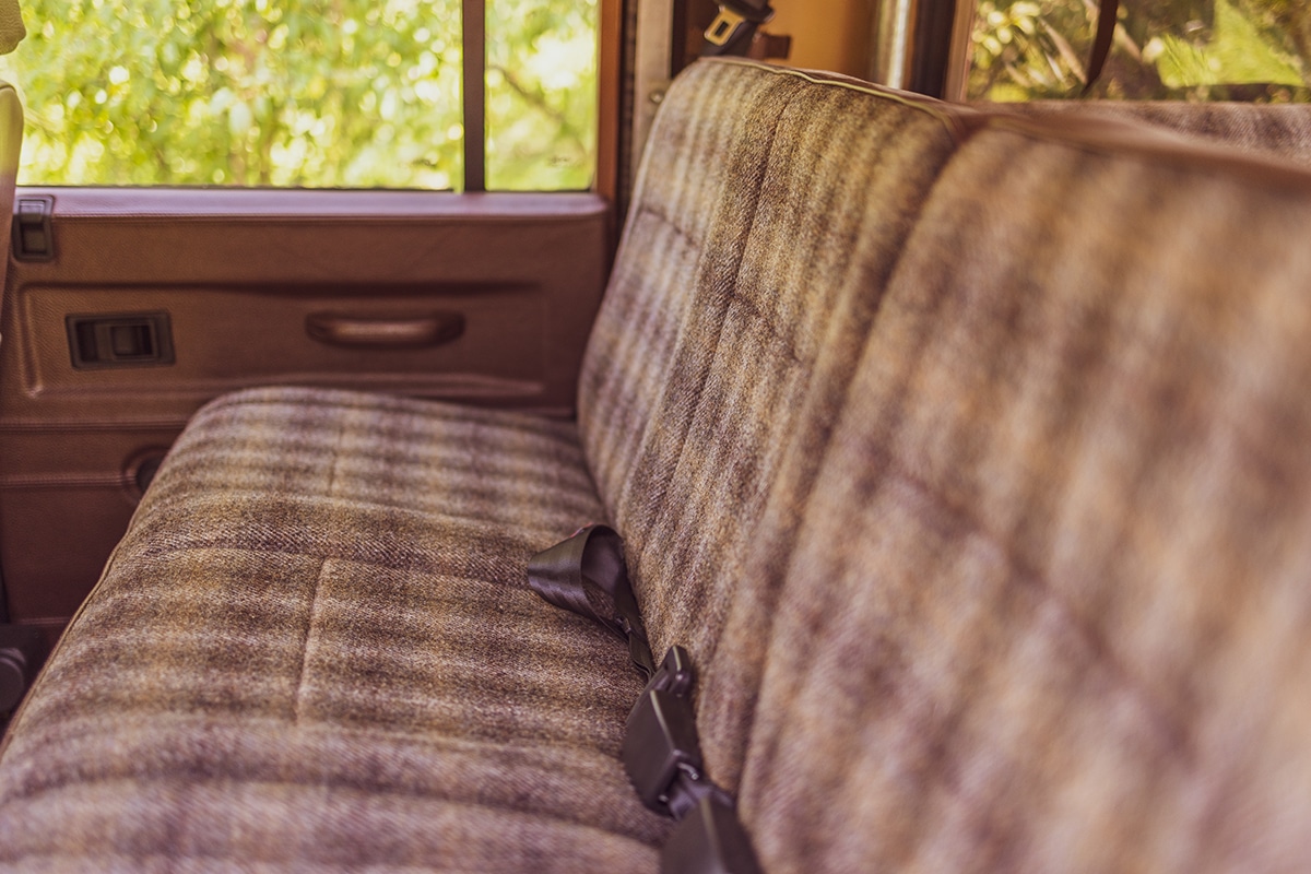 Land Rover Defender D110 Restoration Interior