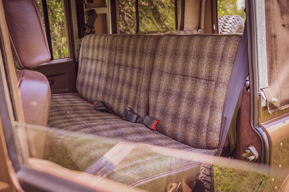 Land Rover Defender D110 Restoration Interior