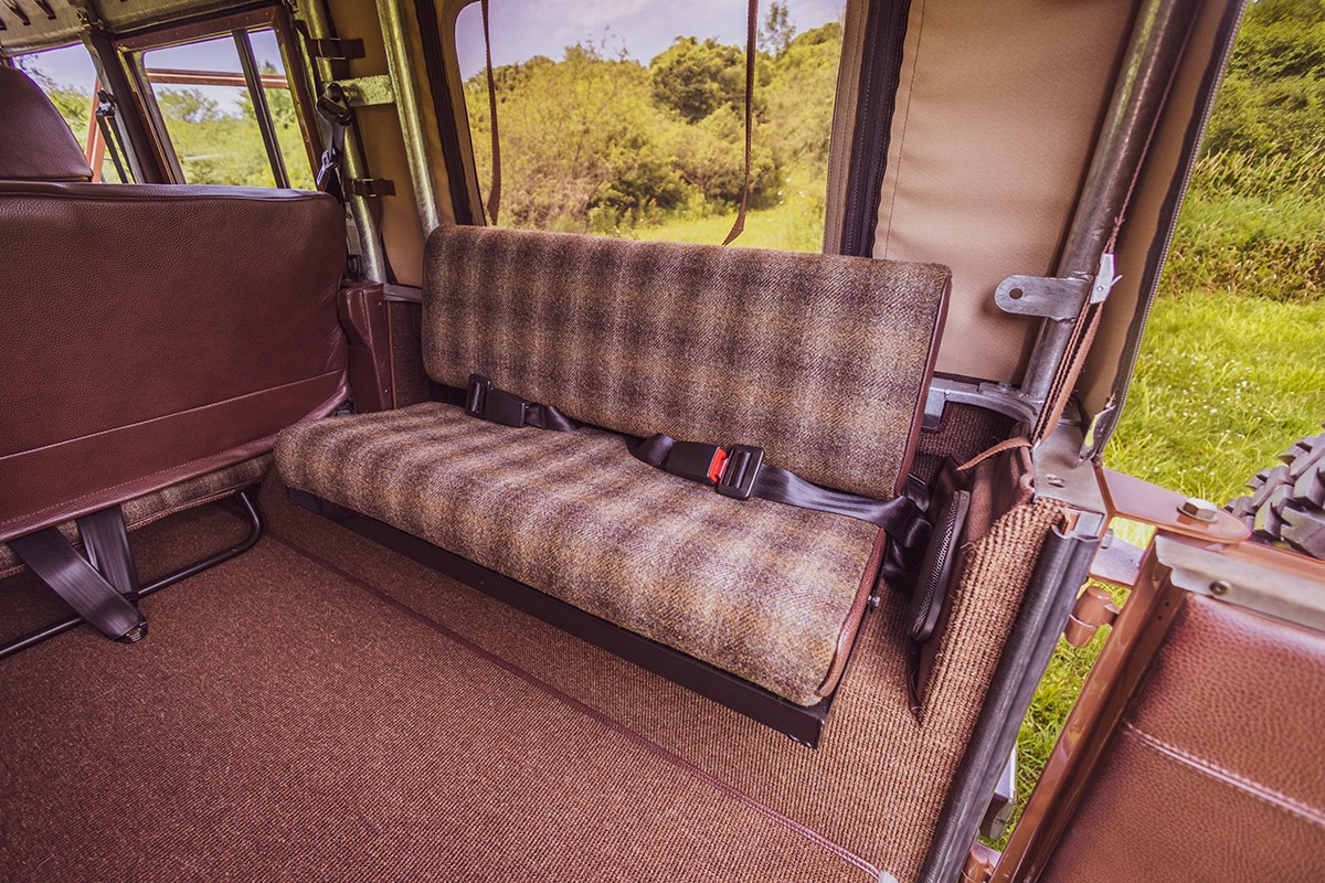 Land Rover Defender D110 Restoration Interior