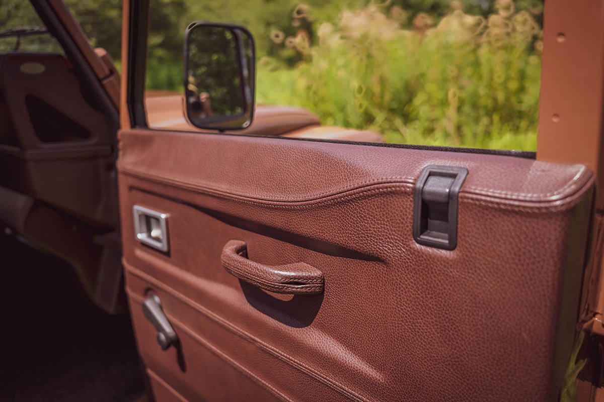 Land Rover Defender D110 Restoration Interior