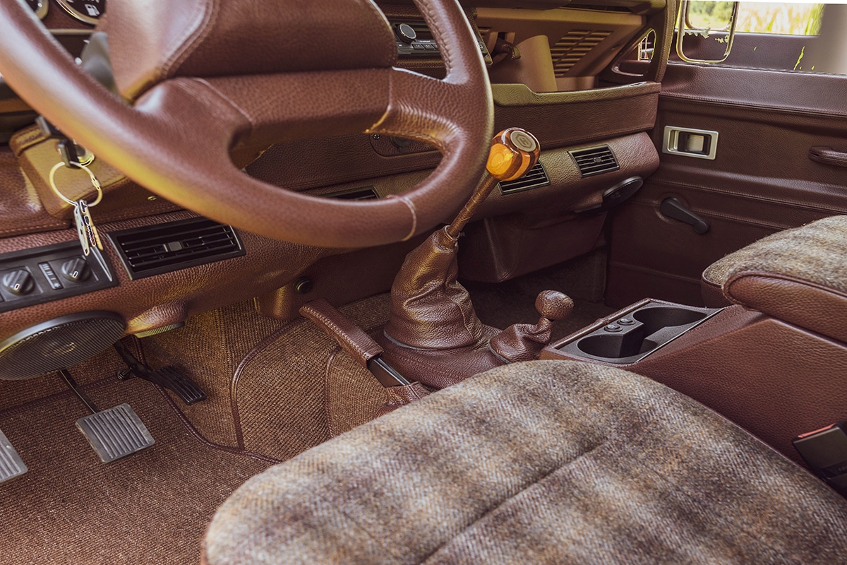 Land Rover Defender D110 Restoration Interior