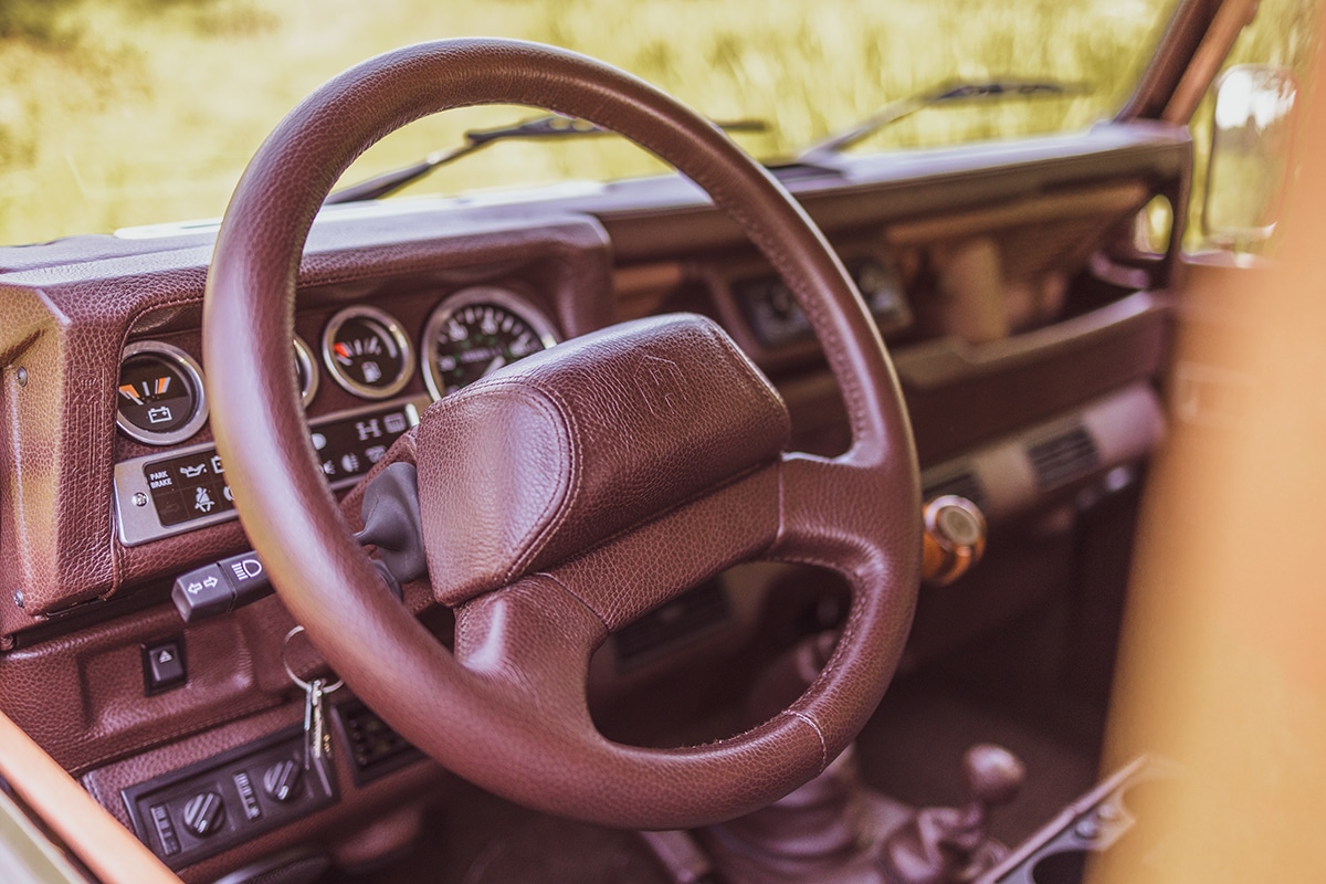 Land Rover Defender D110 Restoration Interior