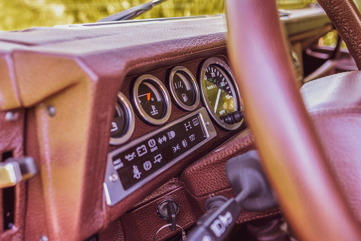 Land Rover Defender D110 Restoration Interior