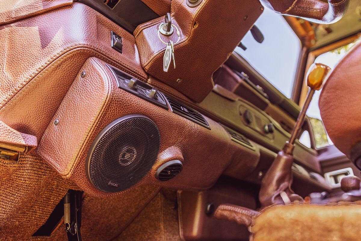 Land Rover Defender D110 Restoration Interior