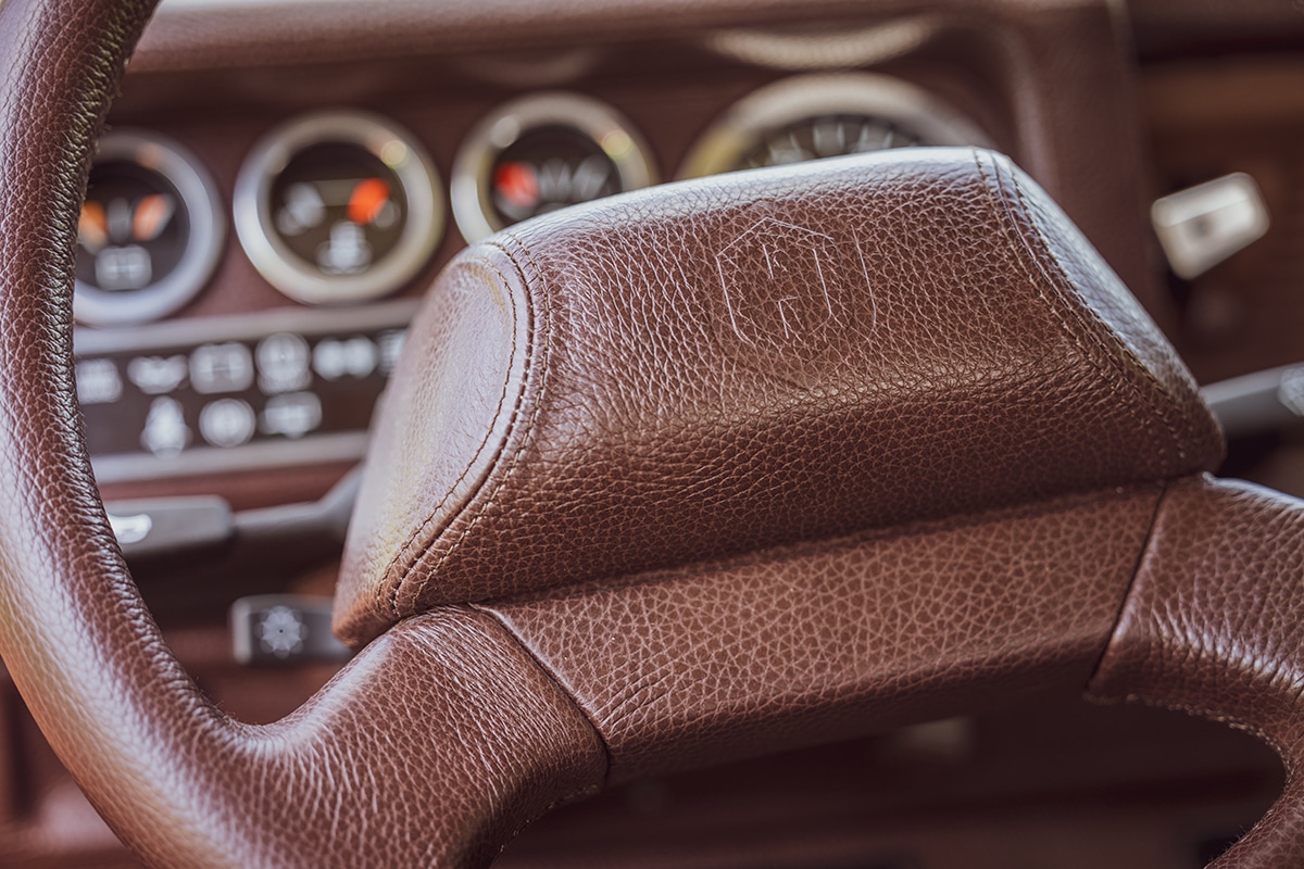 Land Rover Defender D110 Restoration Interior