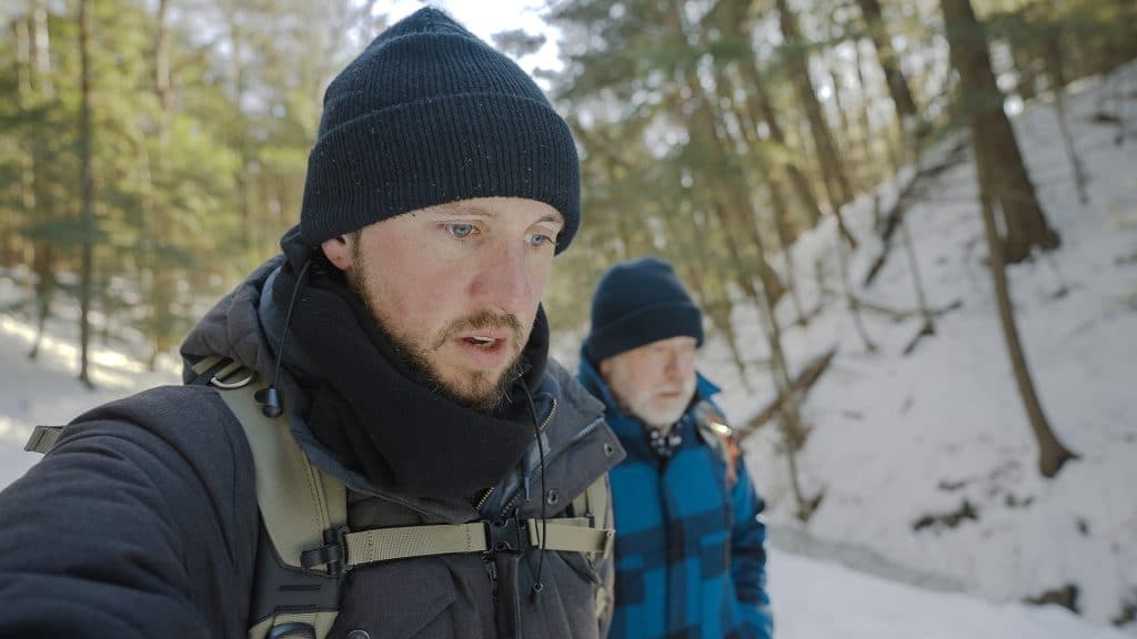 Winter Waterfall Adventure