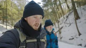 Winter Waterfall Adventure