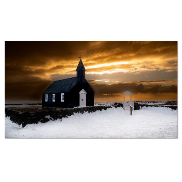 Icelandic Church Metal Print