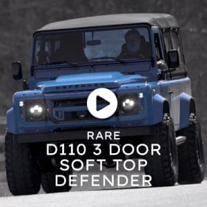 Rare D110 3 Door Land Rover Defender