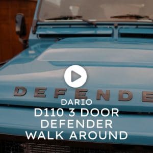Dario, the D110 3 Door Defender Walk-Around
