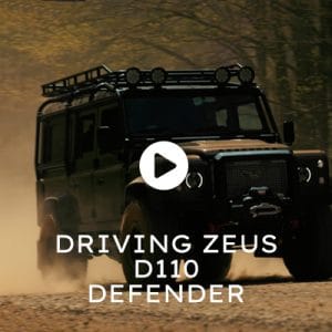 Driving Zeus, the D110 Defender