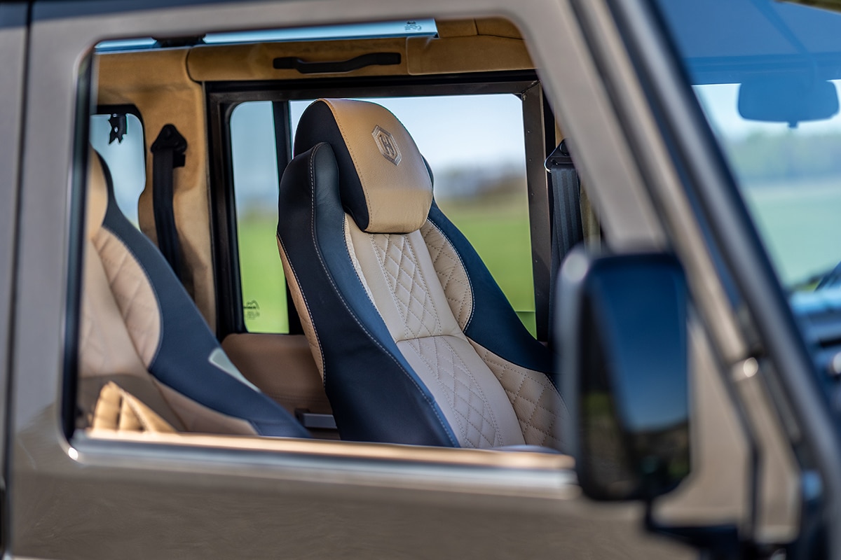 Two-Toned Leather Interior