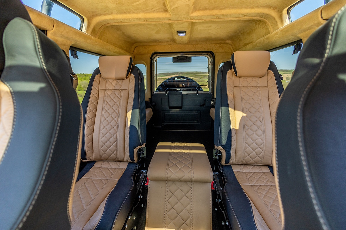 Two-Toned Leather Interior