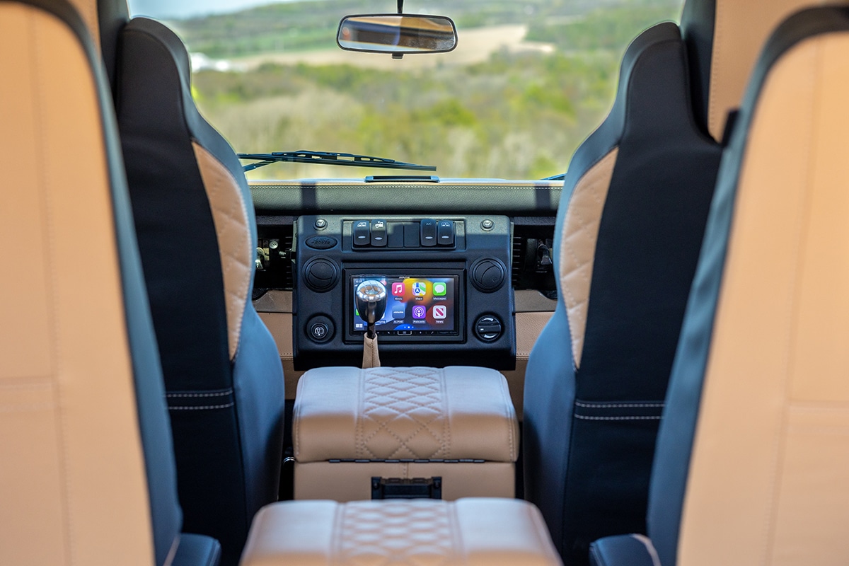 Two-Toned Leather Interior