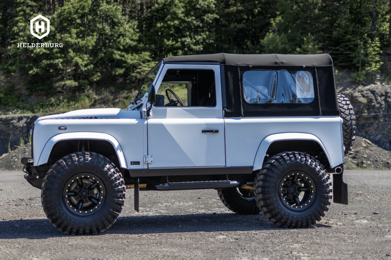 rugged custom defender - side view