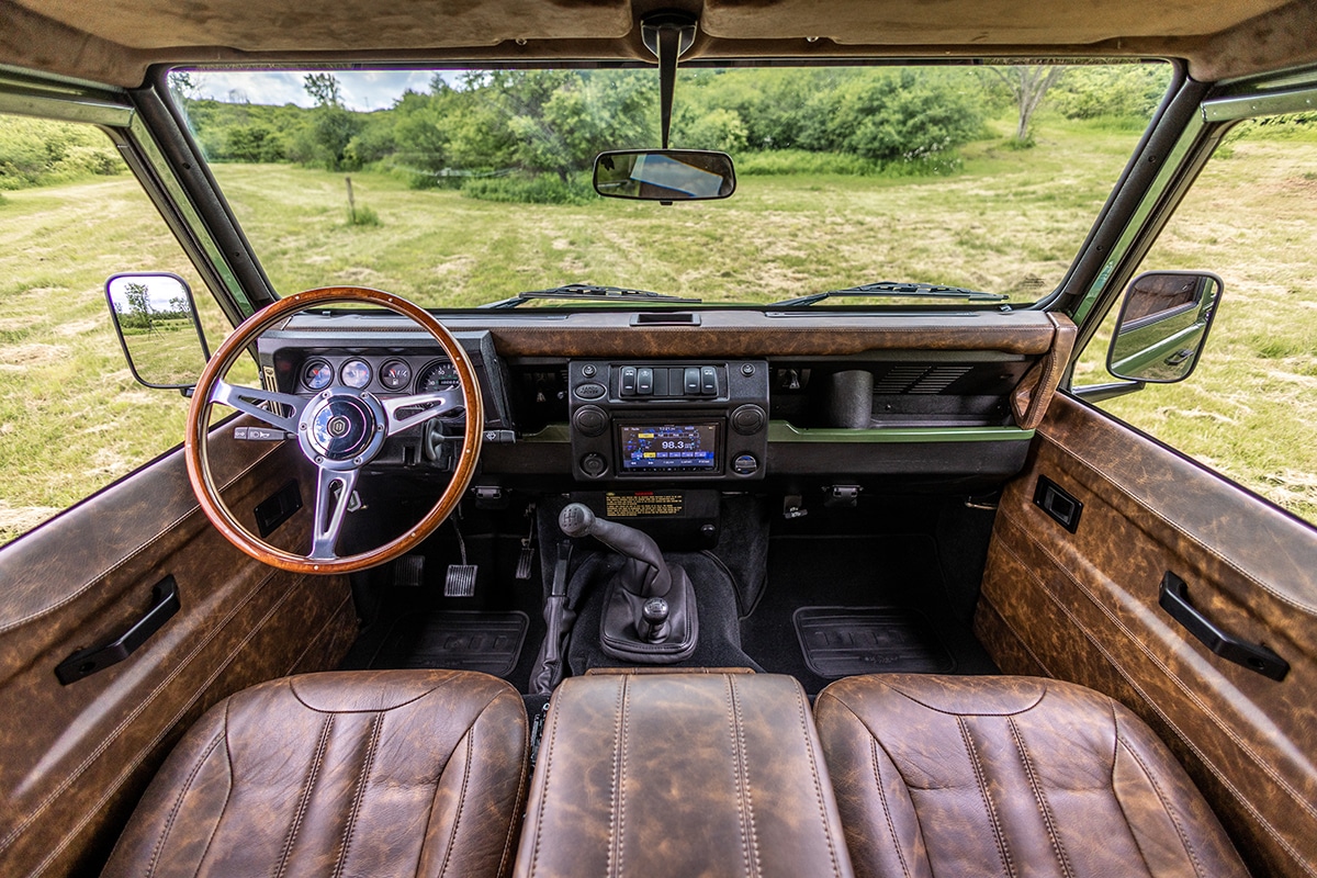 Land Rover Defender D90 Interior