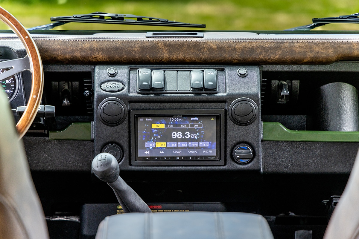 Land Rover Defender D90 Interior