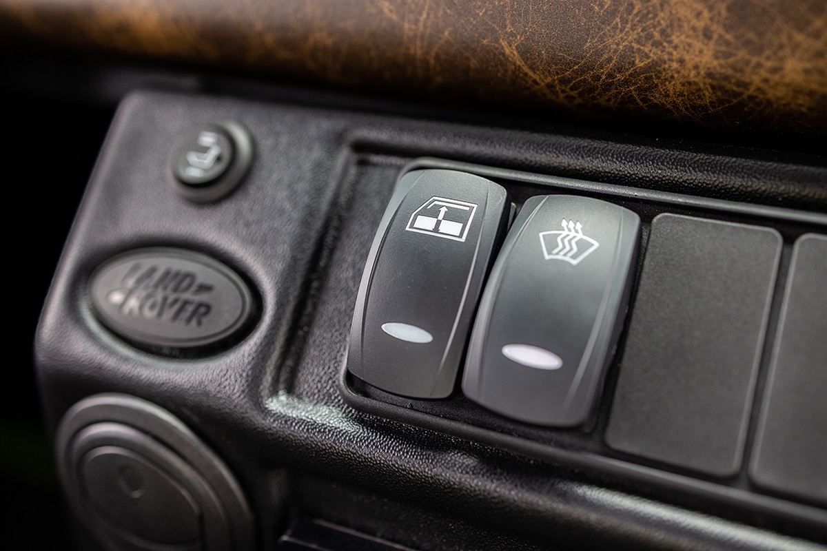 Land Rover Defender D90 Interior