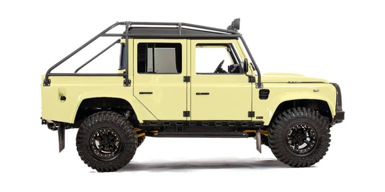 Pastel Yellow D110 Double Cab