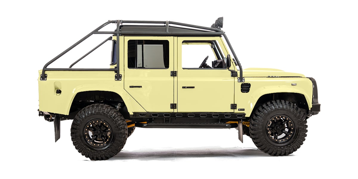 Pastel Yellow D110 Double Cab