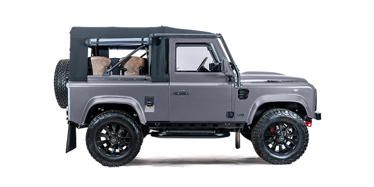 Diamond Blue Metallic D90 Soft Top
