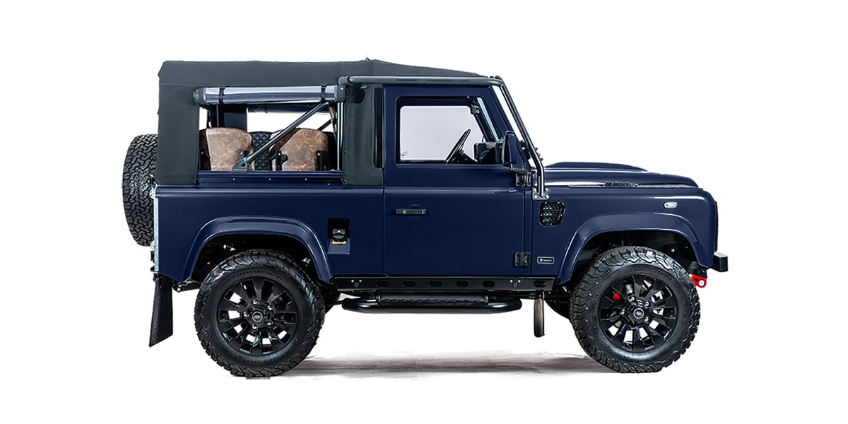 Marine Blue Metallic D190 Soft Top