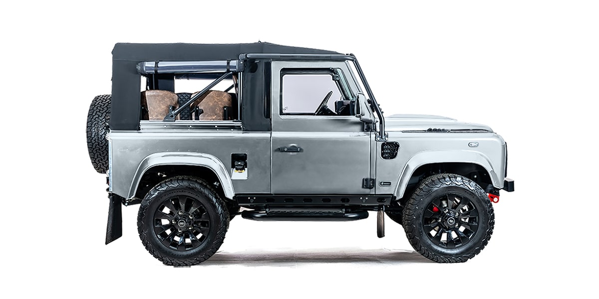 Polar Silver Metallic D90 Soft Top