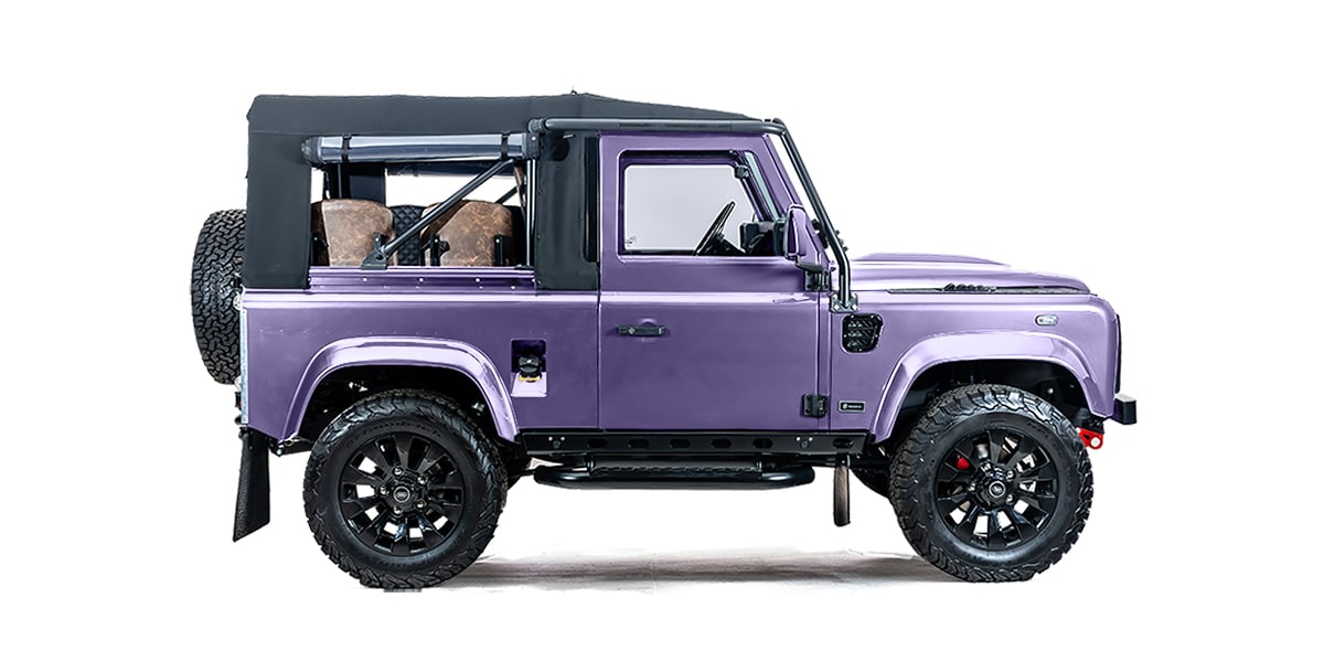 Violet Blue Metallic D90 Soft Top