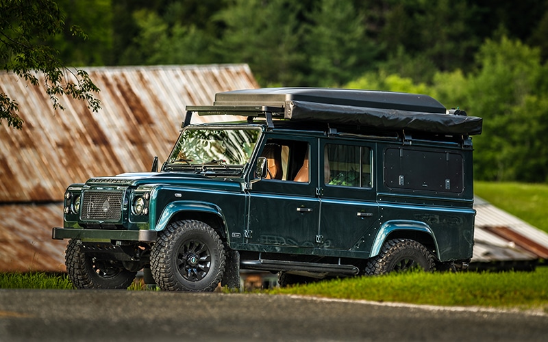 Authentic Classic Land Rover Defenders at Helderburg