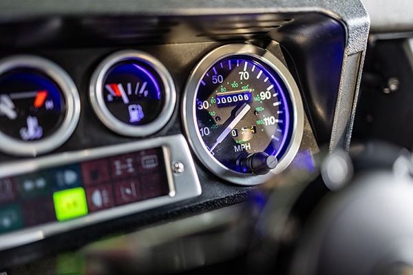Backlit gauges