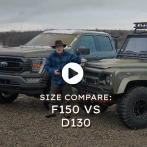 Watch the video - F150 vs D130 Size Comparison