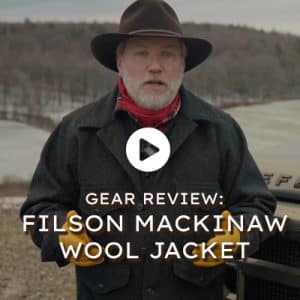 Watch the video - Gear Review: Filson Mackinaw Wool Cruiser Jacket