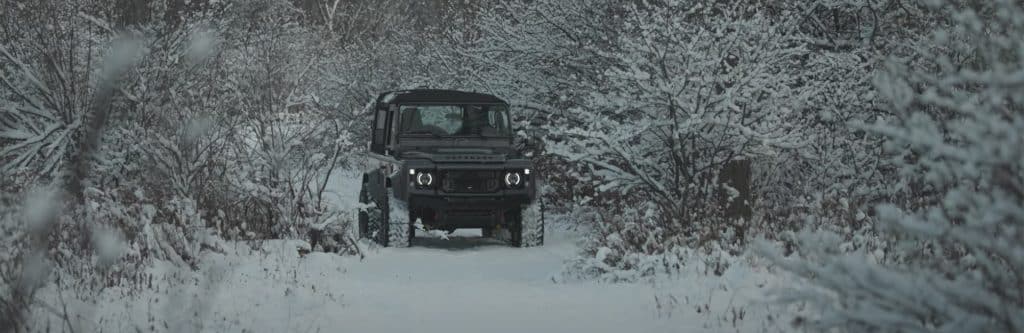 Driving Centurion the D90 in the Snow