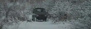 Driving Centurion the D90 in the Snow