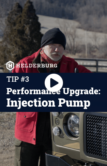 Helderburg Tip #3: Perfomance Upgrade Injection Pump