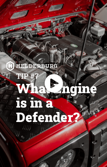 What engine is in a classic Land Rover Defender? Tip #7