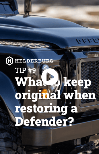 What to Keep Original When Restoring a Defender? Tip #9