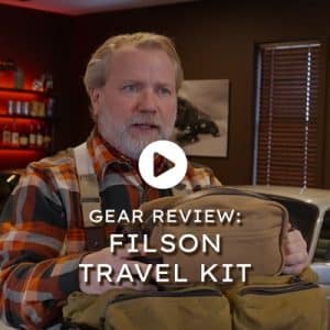 Watch the video - Filson Travel Kit Review