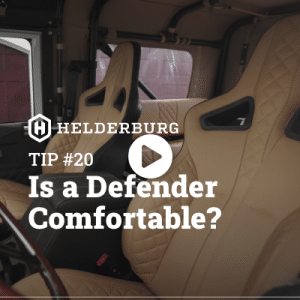 Watch the video - Is a Defender Comfortable? – Tip #20