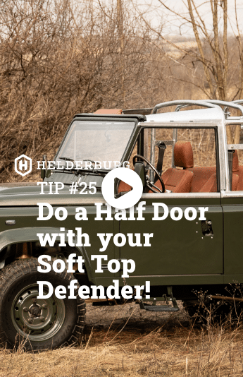 Do a Half Door with your Soft Top Defender! – Tip #25