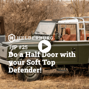 Do a Half Door with your Soft Top Defender! – Tip #25