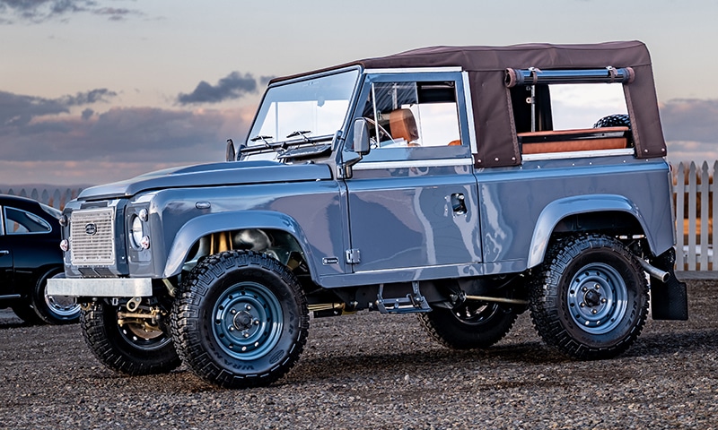 Authentic British Solihull UK built left hand drive Land Rover Defenders