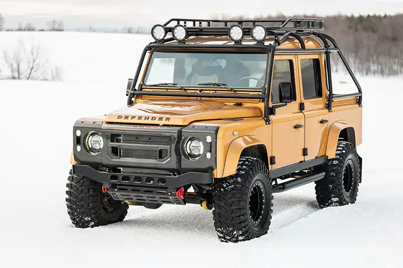 Authentic British Solihull UK built left hand drive Land Rover Defenders