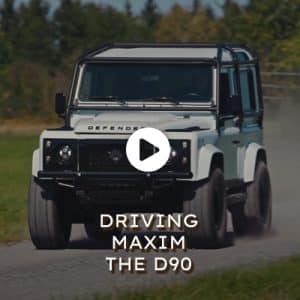 Watch the video - Driving Maxim the D90 Super Defender