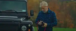 Paul Potratz Photographing a Leica Black 110 Defender