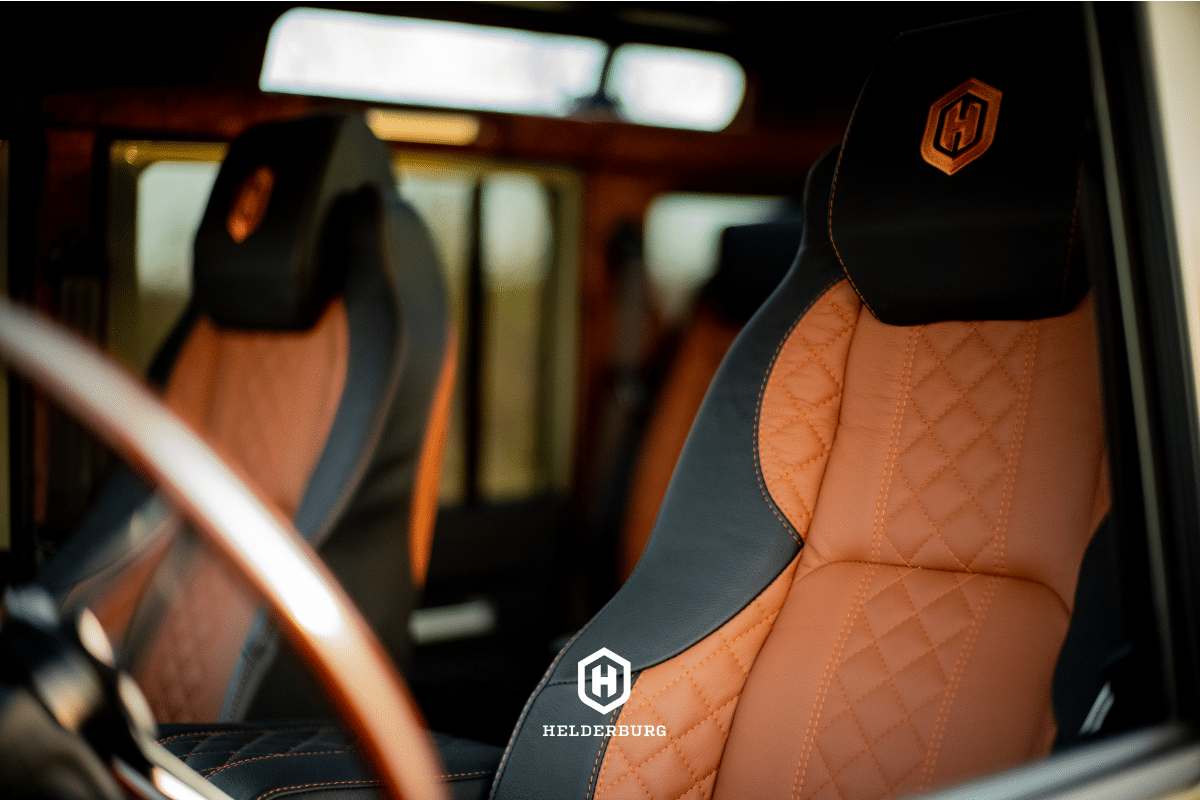 Land Rover Defender Interior: Full Leather Interior