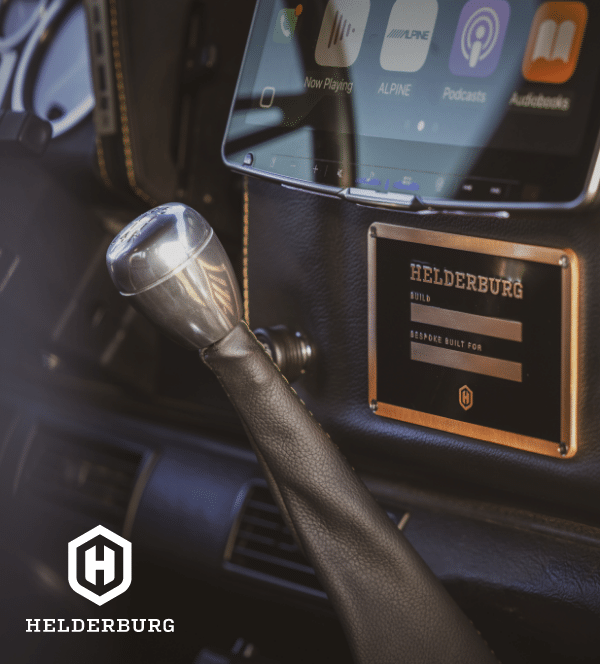 land rover defender restomod for sale - luxury interior detail