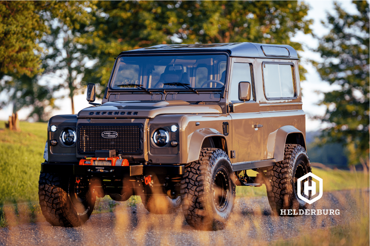 custom defenders for sale - 3/4 front view